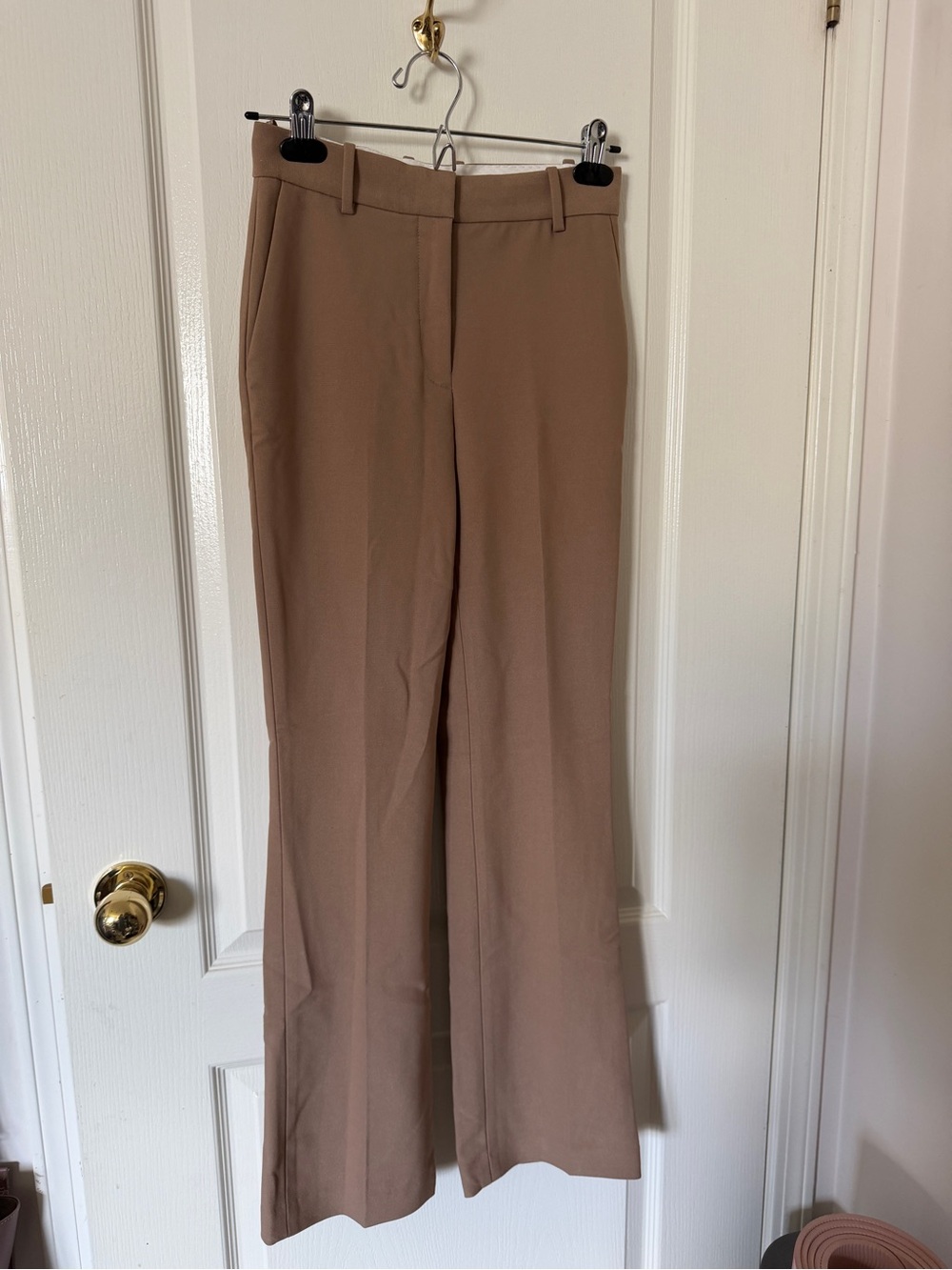 Classic High-Waist Wide-Leg Dress Pants - Taupe Publish Pants